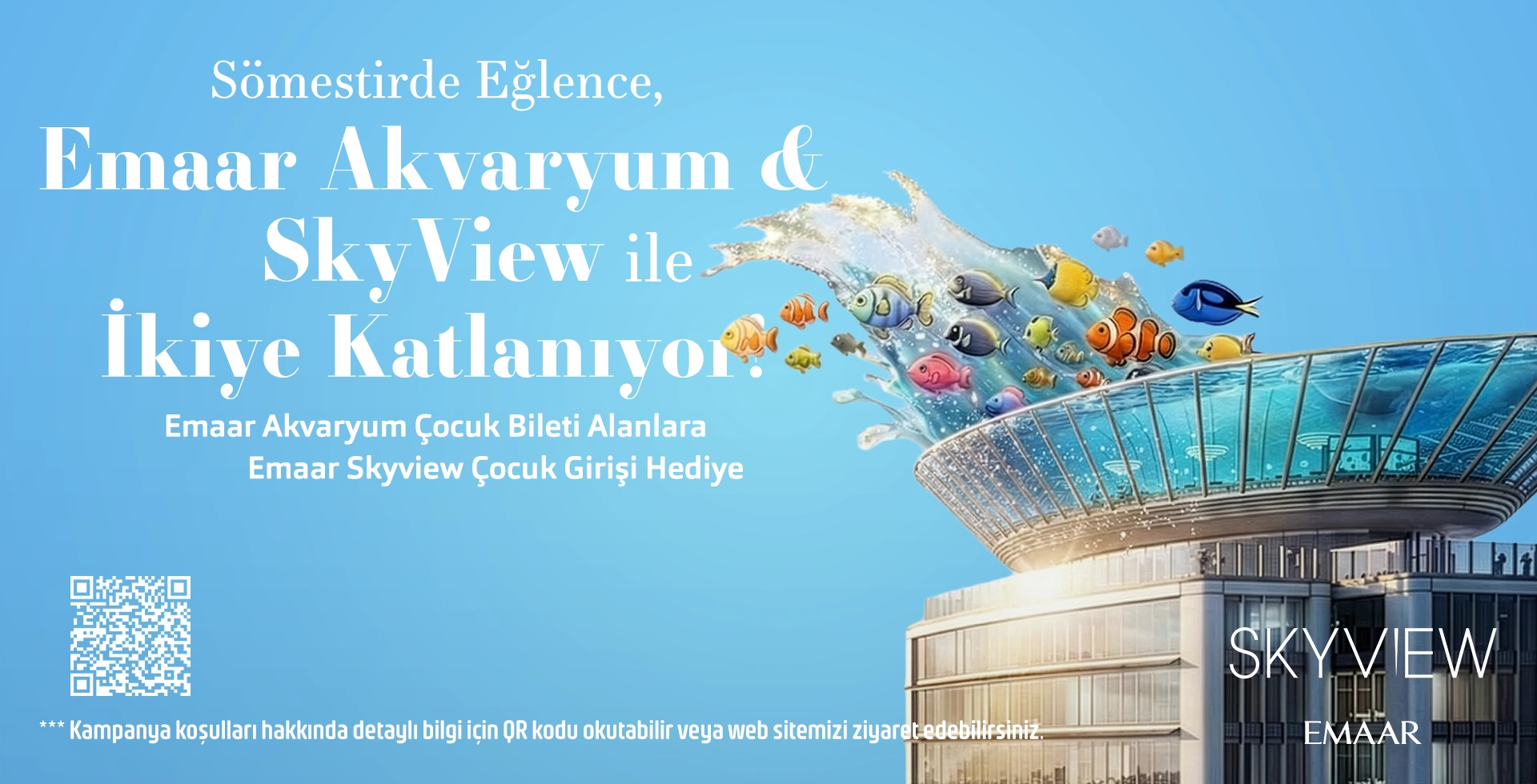 Emaar Akvaryum SkyView yarıyıl kampanyası