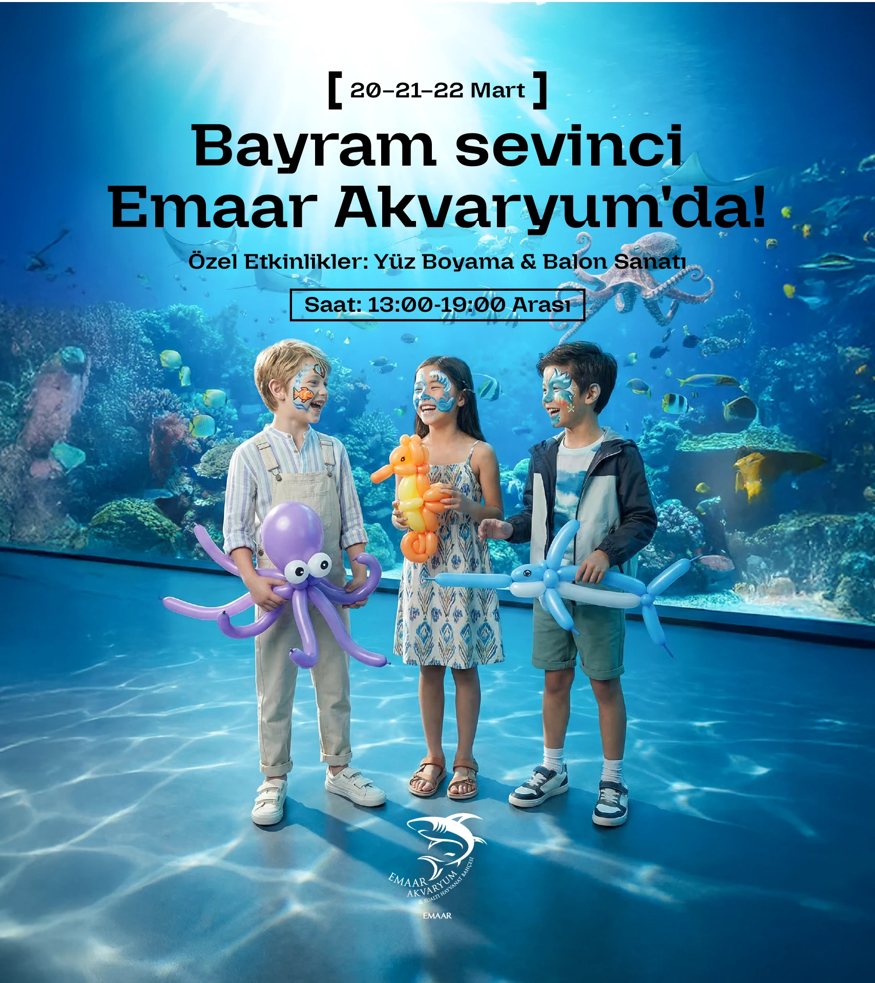 Emaar Akvaryum bayram etkinliği