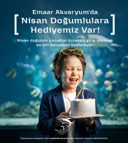 emaar akvaryum nisan doğum günü