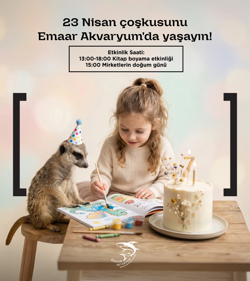 23 Nisan Etkinlikleri Emaar Akvaryum